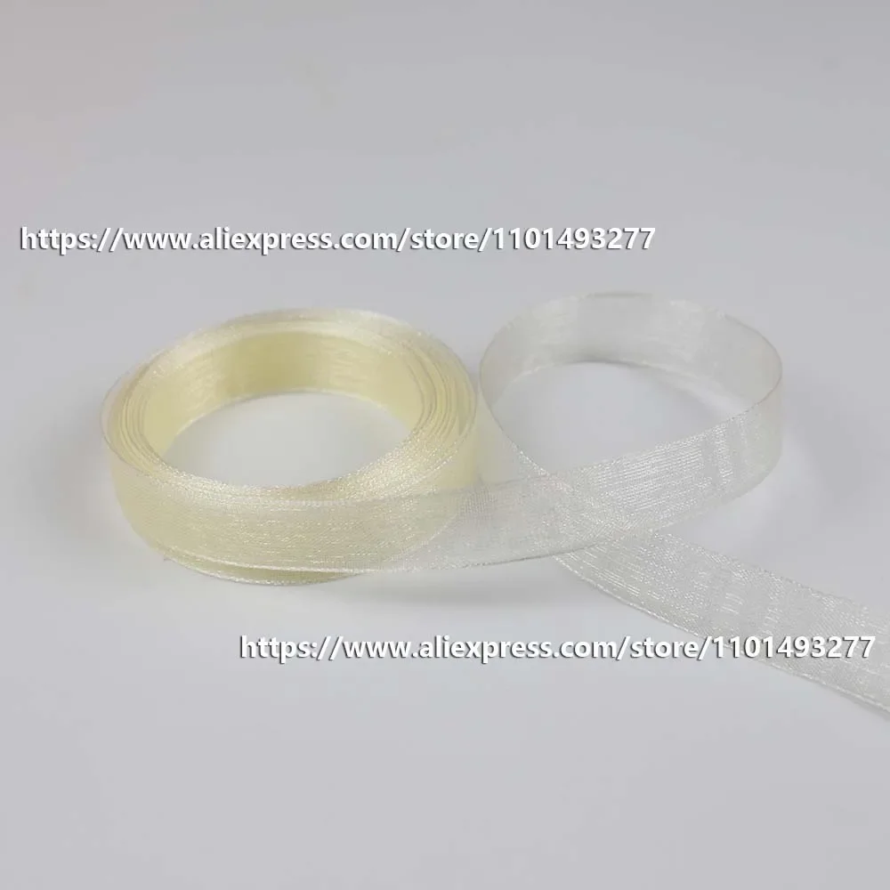 5 Yards Organza Ribbon for Gift Wrapping and Crafting