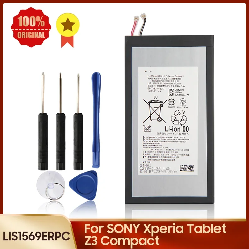 Batteria Di Ricambio Lis1569Erpc Per Batteria Compatta Per Tablet Sony Xperia Z3 4500Mah