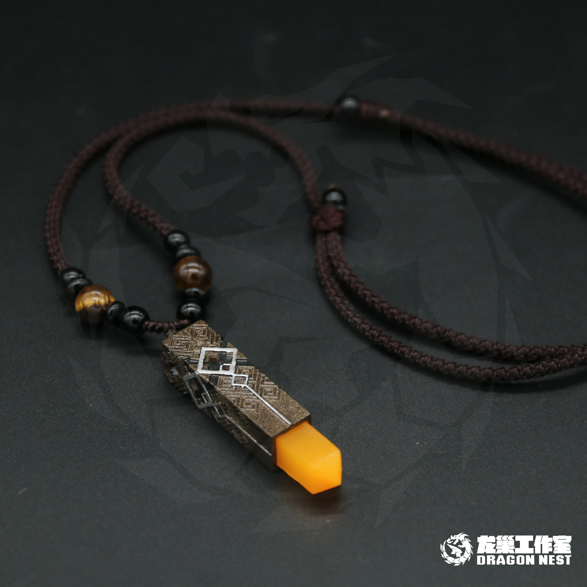 

Ожерелье Genshin Impact Zhongli из светящейся смолы, аксессуары для аниме, реквизит в виде персонажа игры, подвеска в виде столба, ювелирные изделия в подарок