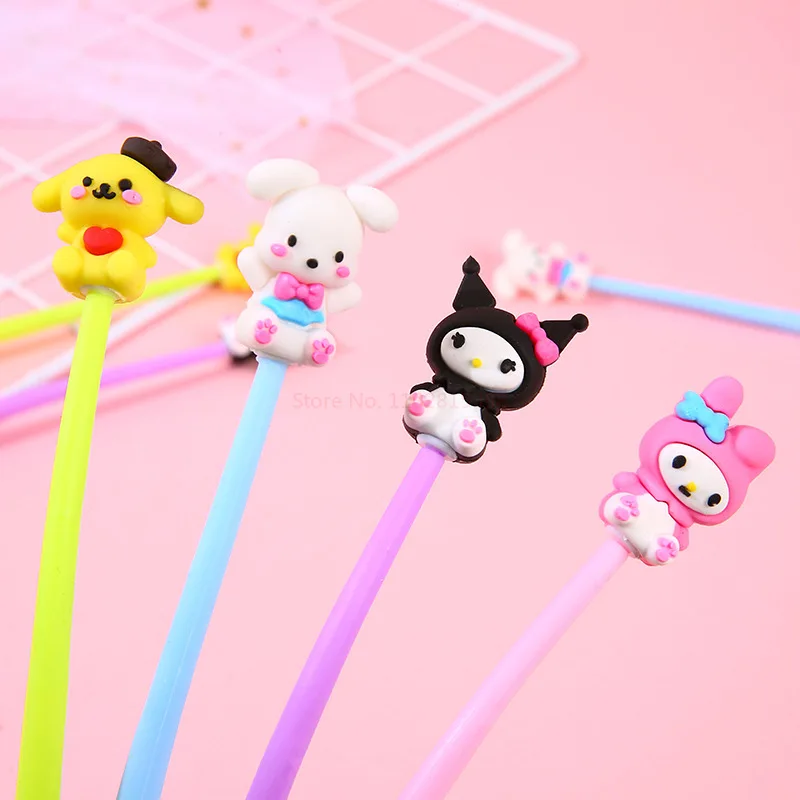 산리오 젤 펜, 시나모롤 쿠로미, 마이 멜로디, 헬로 키티, 학생 필기 문구, 서명 중립 펜, 학용품, 48 개
