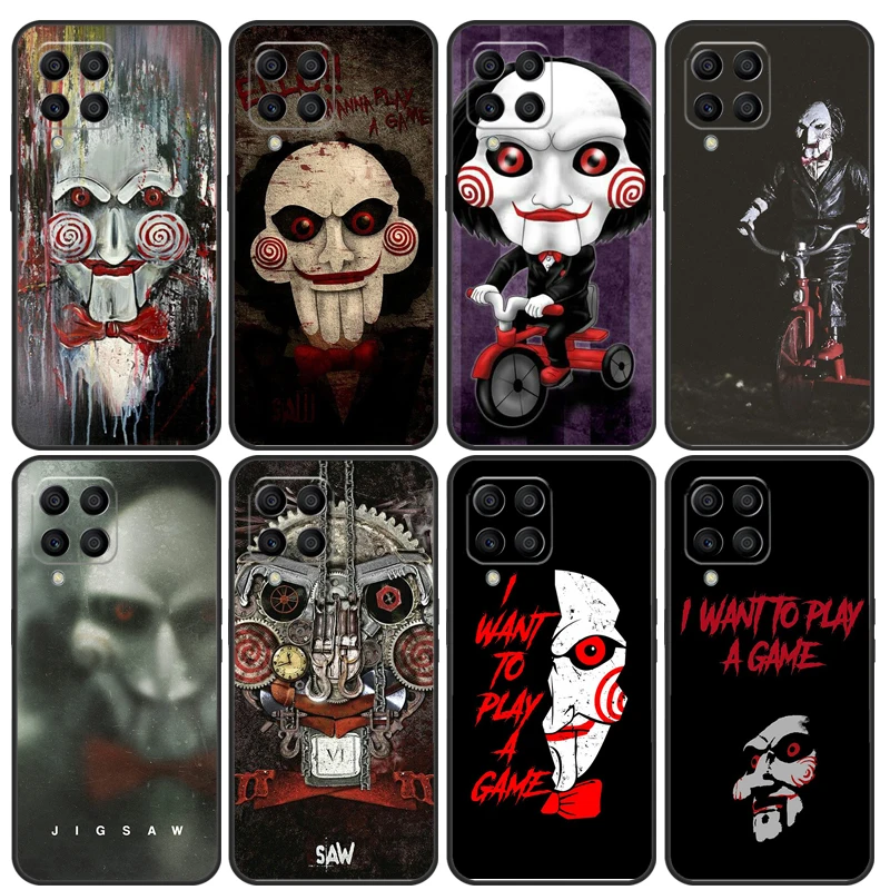 Saw The Jigsaw Killer Custodia Per Pellicola Horror Per Samsung Galaxy M12 M32 M52 M13 M23 M33 M53 M14 M34 M54 M20 M30S M21 M31 M51 Cover