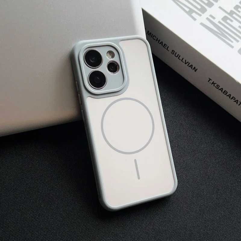 Stylish TPU Case with Skin-Friendly Feel, Magsafe Compatibility, and Shockproof Protection