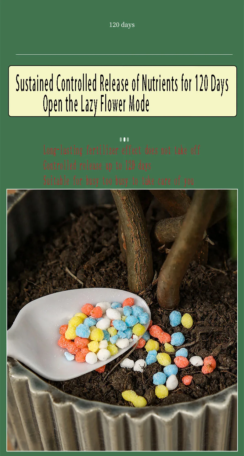 Description Picture 5 of itemPotted Plant General Compound Fertilizer Nitrogen Phosphorus Potassium Fertilizer Granule Slow-release Fertilizer