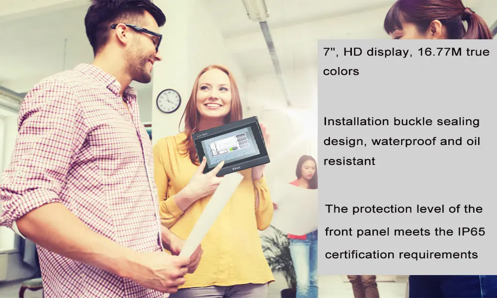Description Picture 5 of itemKinco 4 7 10 Inch M2070H M2070HE M2100 M2100E M2043H M2043HE M2 Series HMI with Ethernet Brand New Display Screen