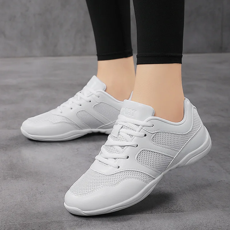 New Dance Shoes Woman Ladies Modern Soft Jazz Girl Sneakers Aerobics Mesh Breathable Lightweight Female Dancing Fitness Sport 5