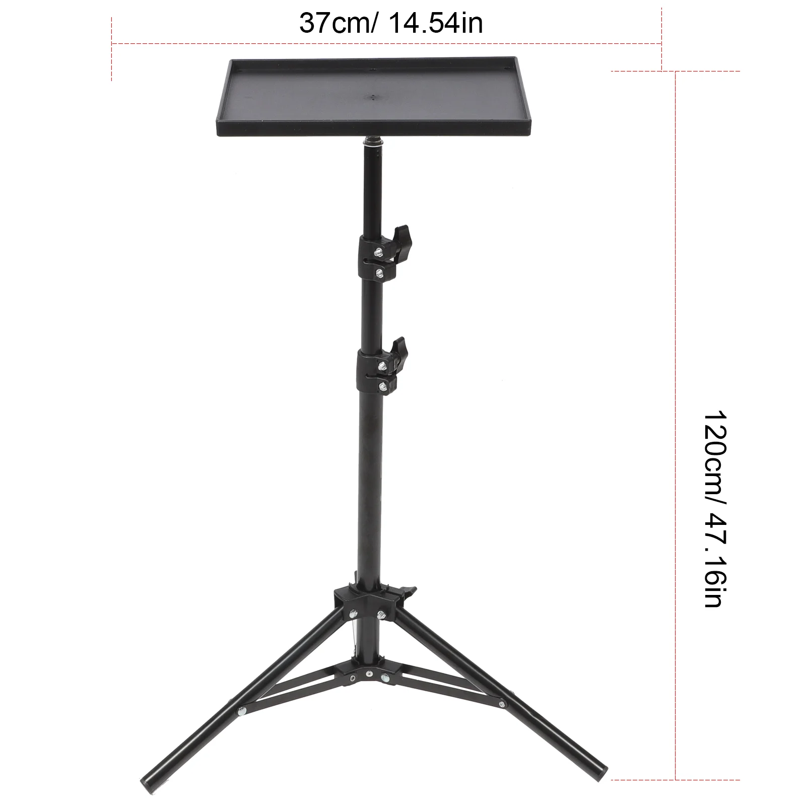 Computer Tripod For Phone Adjustable Height Shelf