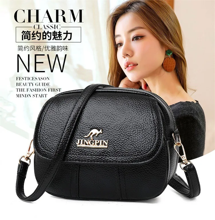 【Tada Leather】 Elizabeth 本革 ショルダーバッグ ブラック Dakota ダコタ ショルダーバッグ 馬革 BLACK LABEL ホースト3
