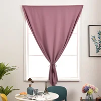 Convenient No Drilling Shading Curtains Multiple Color Options Living Bedroom Home Decor Window Door Easy Install Drapes Blinds 2