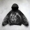 90s Angel New Sweatshirt Fashion Pattern Printed Cotton Pullover Hoodie Men Harajuku Hip Hop Retro Loose Couple Sweatshirt 1