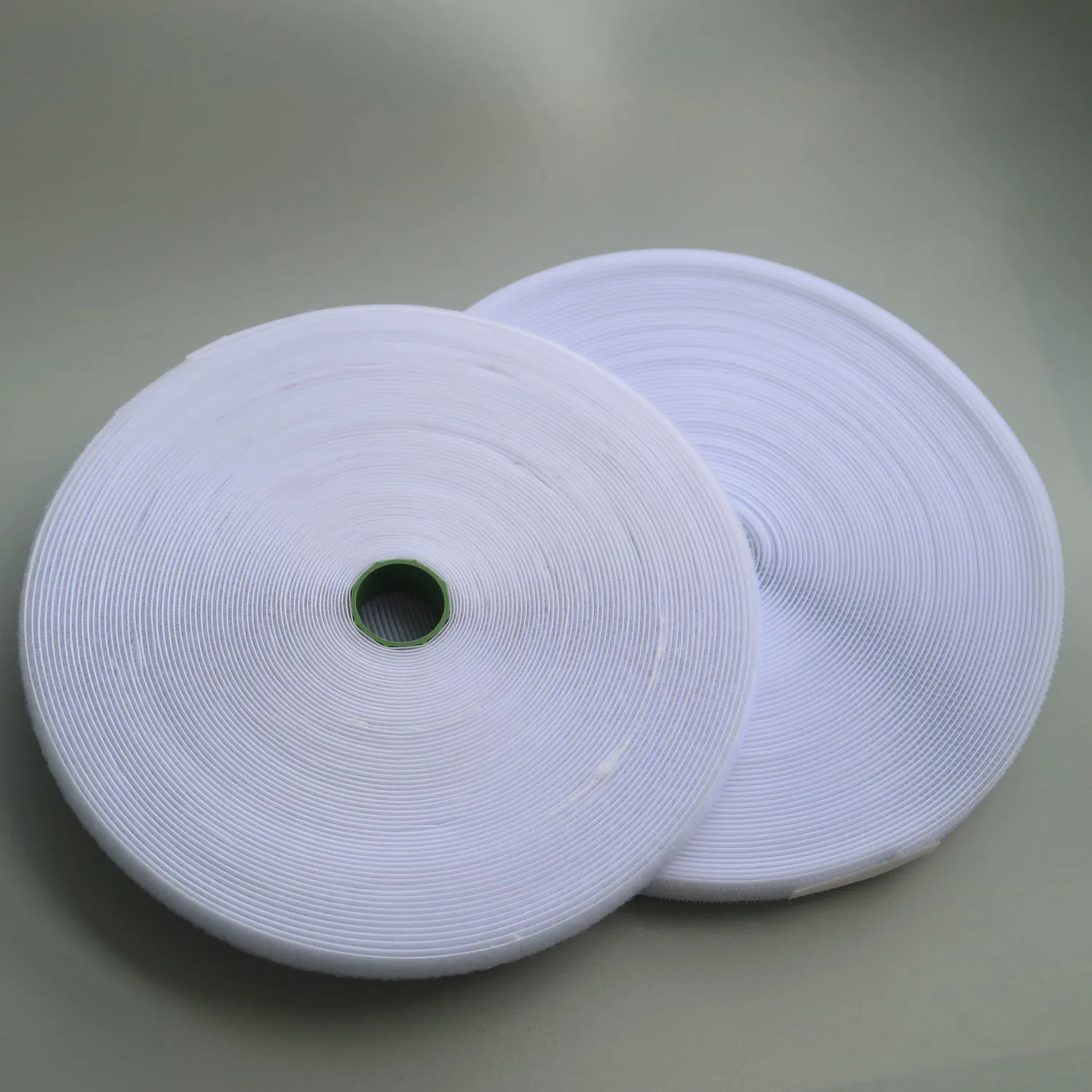 2Rolls/set 2cm*25meter sew on Hook and Loop fastening tape for clothing White or Black hook loop fabric Fastener image 8