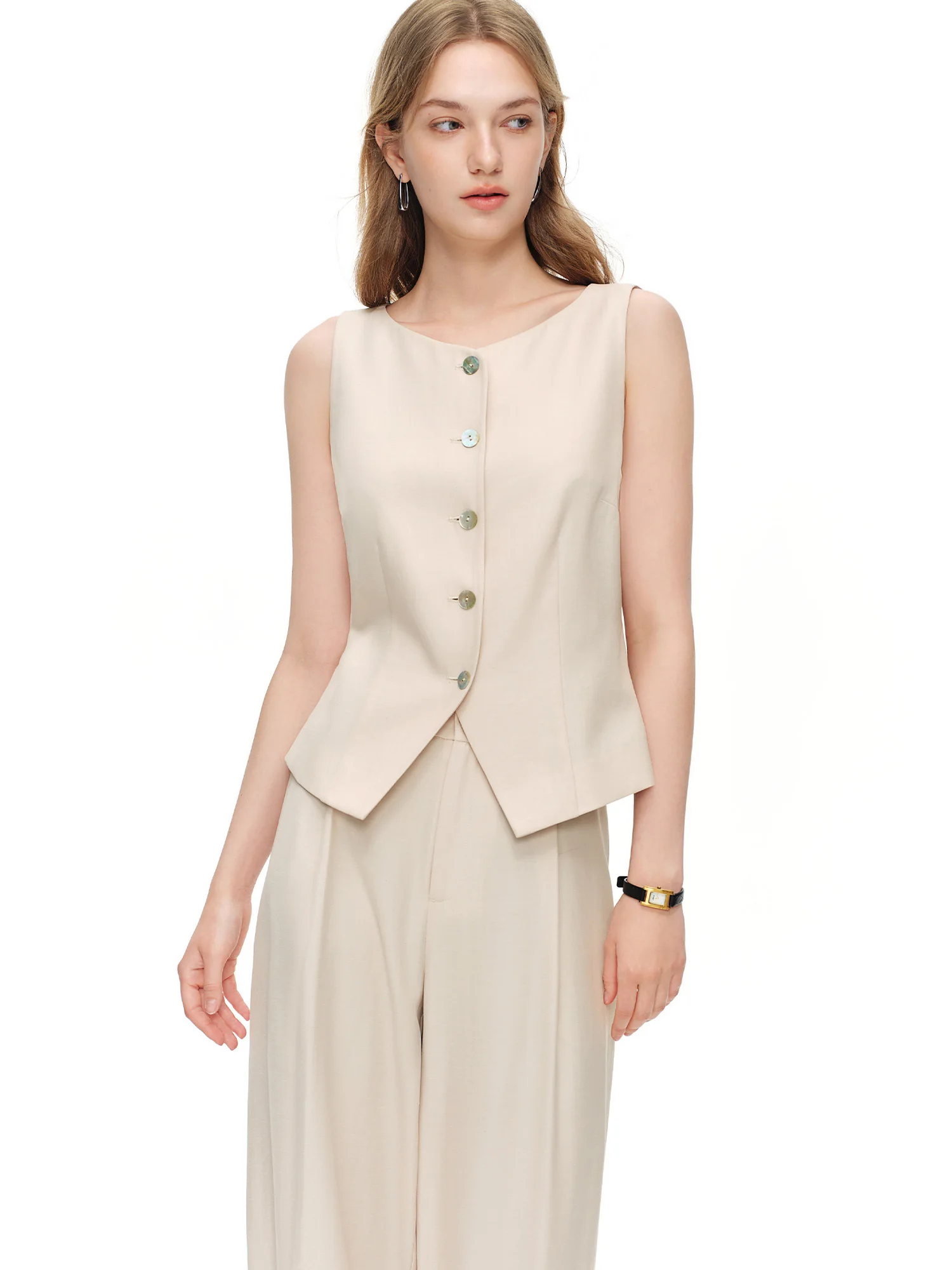 Vest-beige