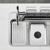 Japanese Sink Multi-functional For Nano Coating Metal Kitchen Sinks Light Luxury Simple Household Sinks For Rental House 5