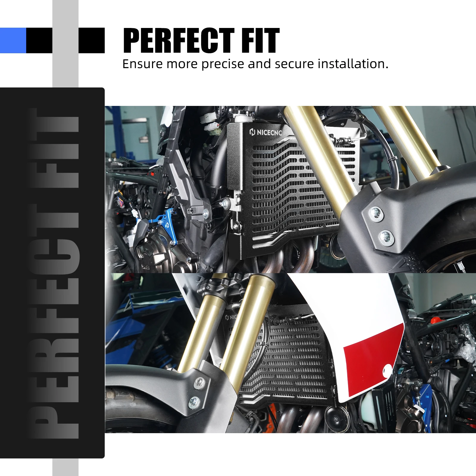 Für Yamaha Tenere 700 T700 XTZ 700 2019-2024 Kühlerschutz Schutzabdeckung TENERE 700 Rally Edition 2020-2024 T7 World Raid 2022 – Detail 7