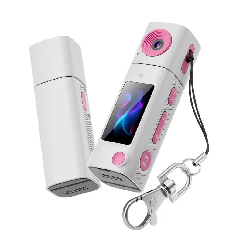 Lenovo G10 HD Mini Thumb Camera with Rotating Lens for Outdoor Digital Video and Photo Capture in Macaron Color Scheme