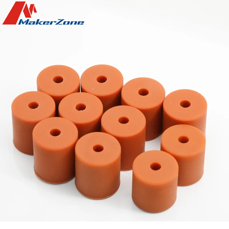 High Temperature Silicone Solid Spacer 16mm 18mm Hot Heat Bed Leveling Column For CR-10 CR10S Ender-3 3D Printer Parts