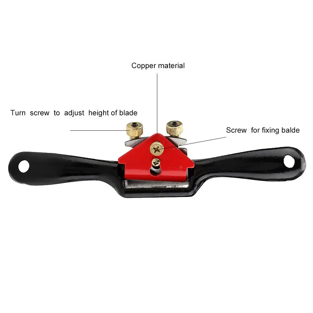 9inch Manual Planer Adjustable Metal Blade Cutting Edge Spoke Shave Wood Craft Planers Woodworking Hand Tools Carpentry Tools woodworking hand tools wood trimming tool