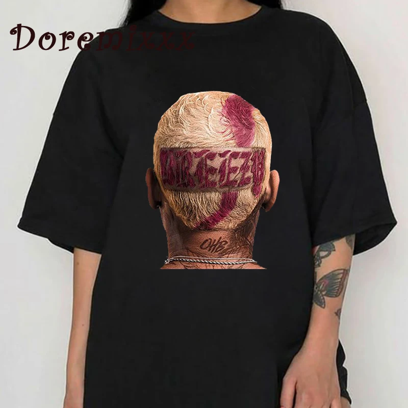 

Chris Brown Graphic Tshirt Man's T-shirt Hip Hop Vintage Clothes Cotton Men Short Sleeve Black T Shirt 90s Unisex Streetwear Top