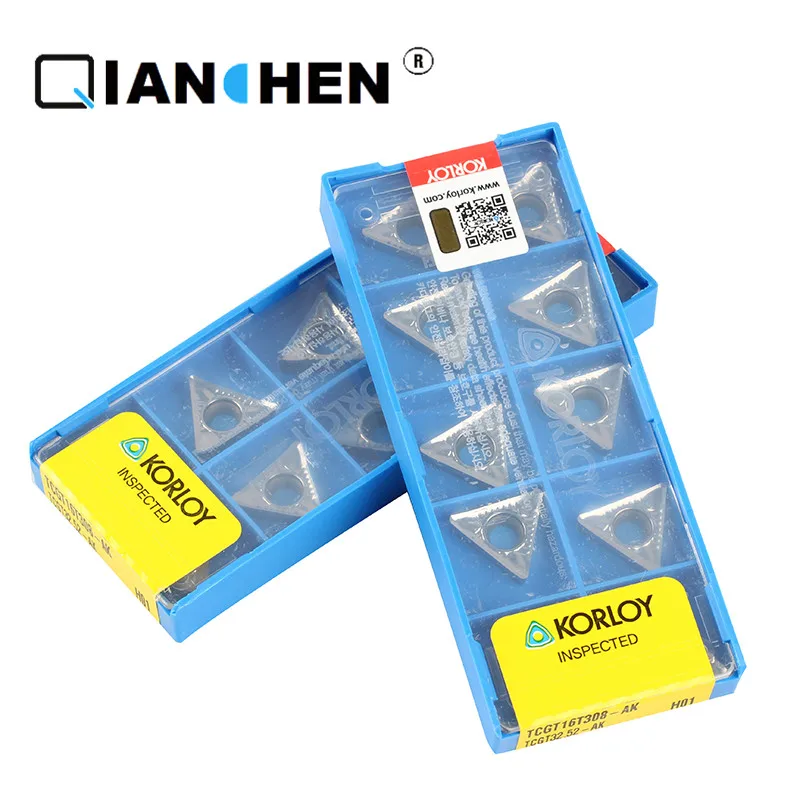 

Genuine original high quality high-performance Korea Korloy TCGT16T308-AK H01 (10pcs/lot) CNC industry turning tool inserts