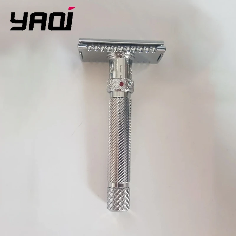 Yaqi Adjustable THE FINAL CUT OC Chrome Color Mens Safety Razor with 6 ...