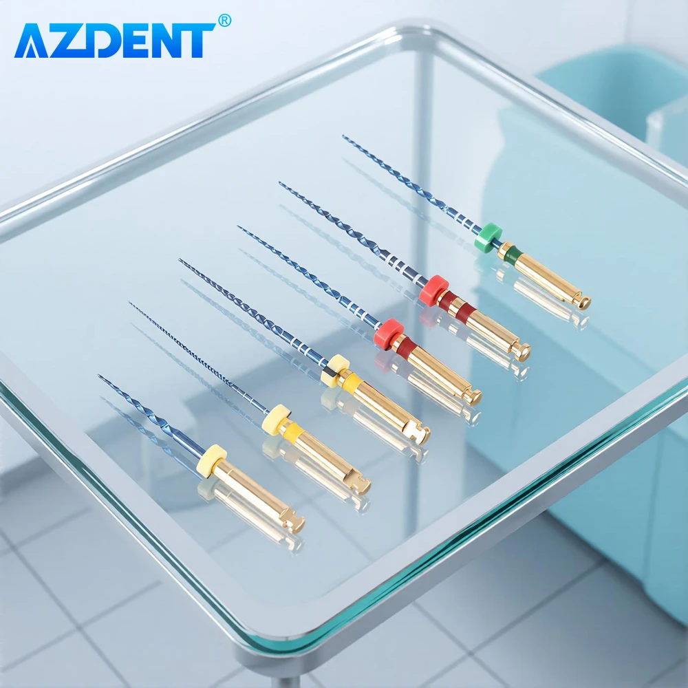 AZDENT 歯科熱活性化ニッケルチタン根管ファイル遠藤形成ファイル 25