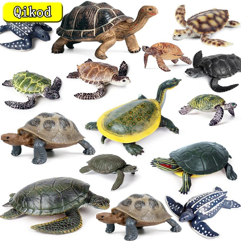 

Simulation Animal Ocean Sea Turtle Series Toy Figure Model Action Figures Collectible Cognition Educational Toys Children Gifts