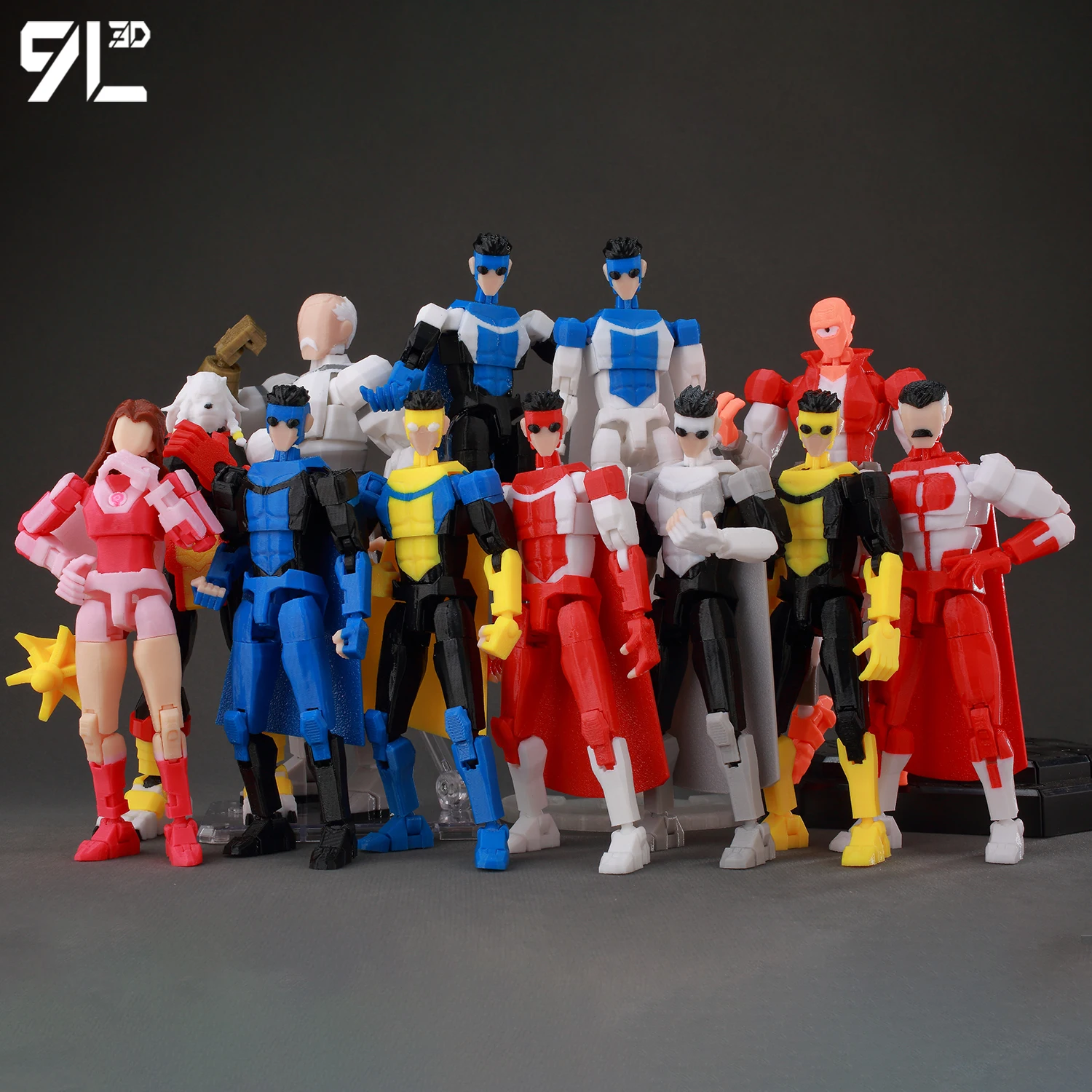 9L3D プリントラッキー Dummy13 親子バトルビーストグッズ多関節