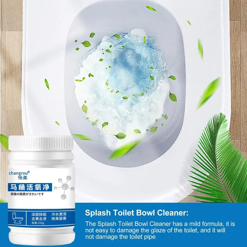 Agent D'oxygène Actif Pour Toilettes, Nettoyant En Mousse Pour