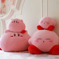 Kirby Pillow Cartoon Cute Plush Doll Stuffed Animal Peripheral Children's Birthday Gift Home Stuffed Animal Plushies Toy 1