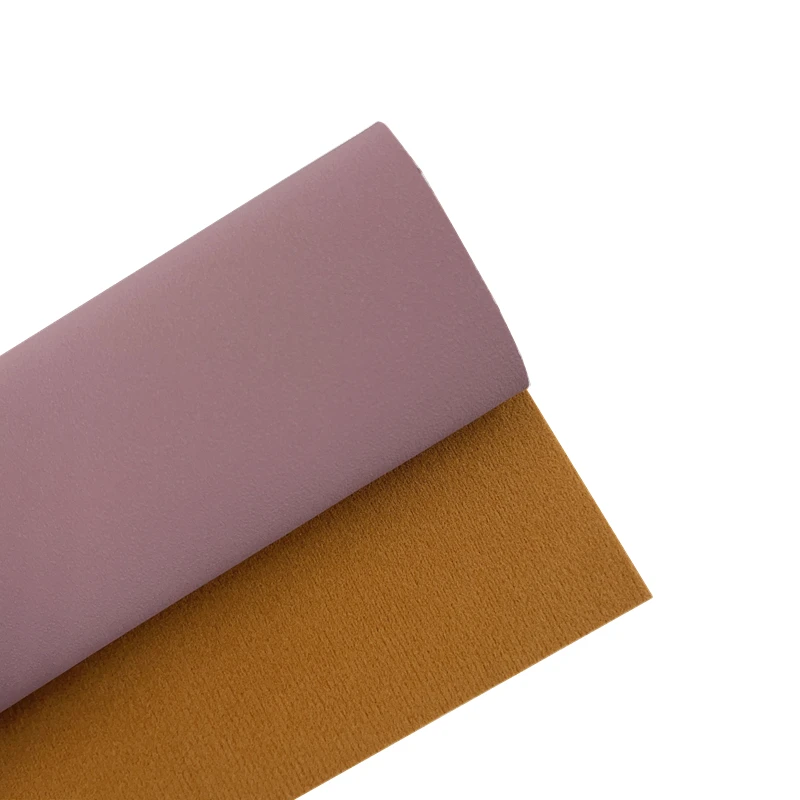 Vibrant Autumn Frosted Vegan Leather Roll – 11 Rich Colors for DIY Crafts & Accessories