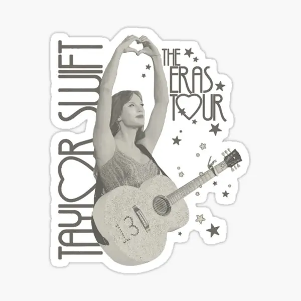 Speak Now Taylor 1989 Folklore Eras Tour 5PCS Stickers for Window Anime Decorations Luggage Kid Background Cute Bumper Art