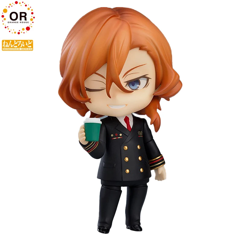 

Original Genuine NENDOROID GSC OR 1415 Nakahara Chuuya BUNGO STRAY DOGS Anime Figure Doll Model Toy Display Collect Cute Cosplay