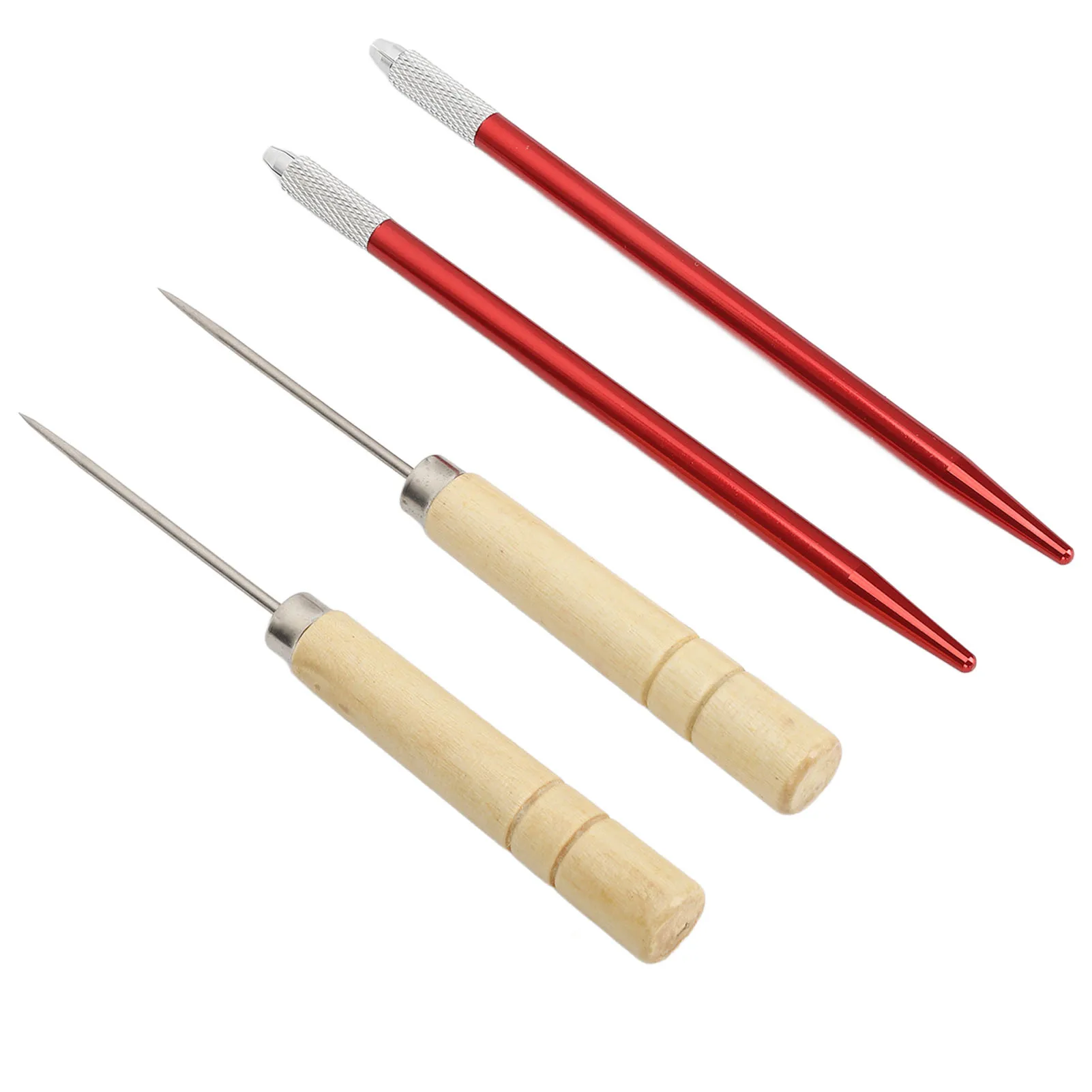Doll Hair Rooting Tool Lightweight Wooden Handle Awl Copper Rod Doll Hair Reroot Tool  Compact Size for Doll Shop 6