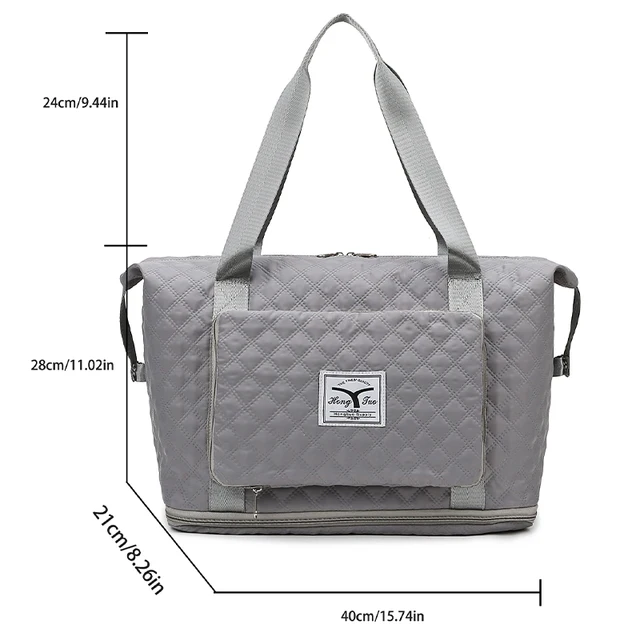 필수품 전부를 갖춘 대용량 다기능 접이식 핸드백