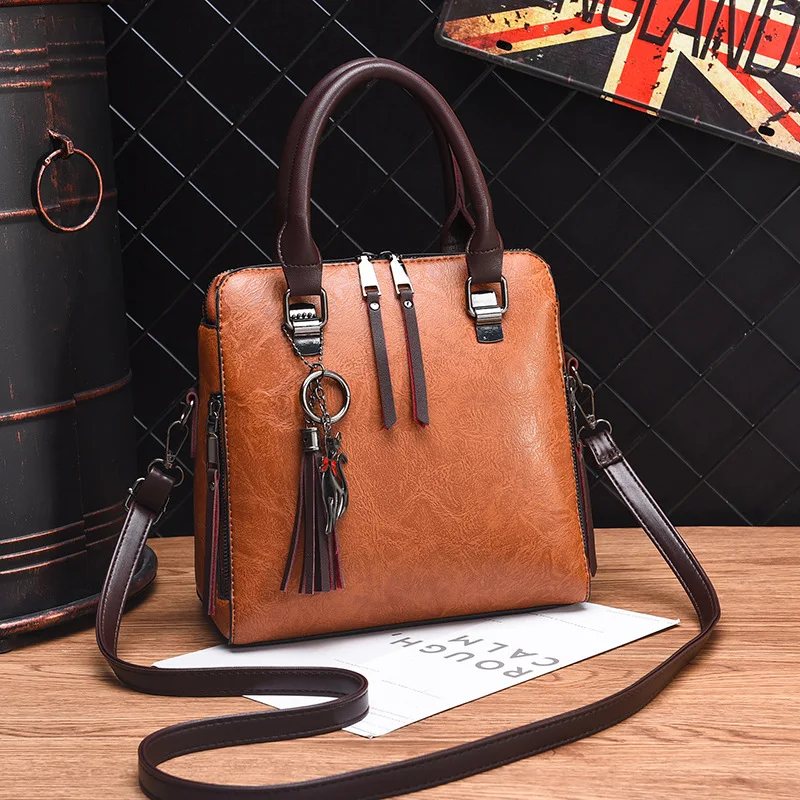 

Women's Bag Fall 2023 Fashion Retro Women's Handbag Large Capacity Simple One-shoulder Crossbody Bag