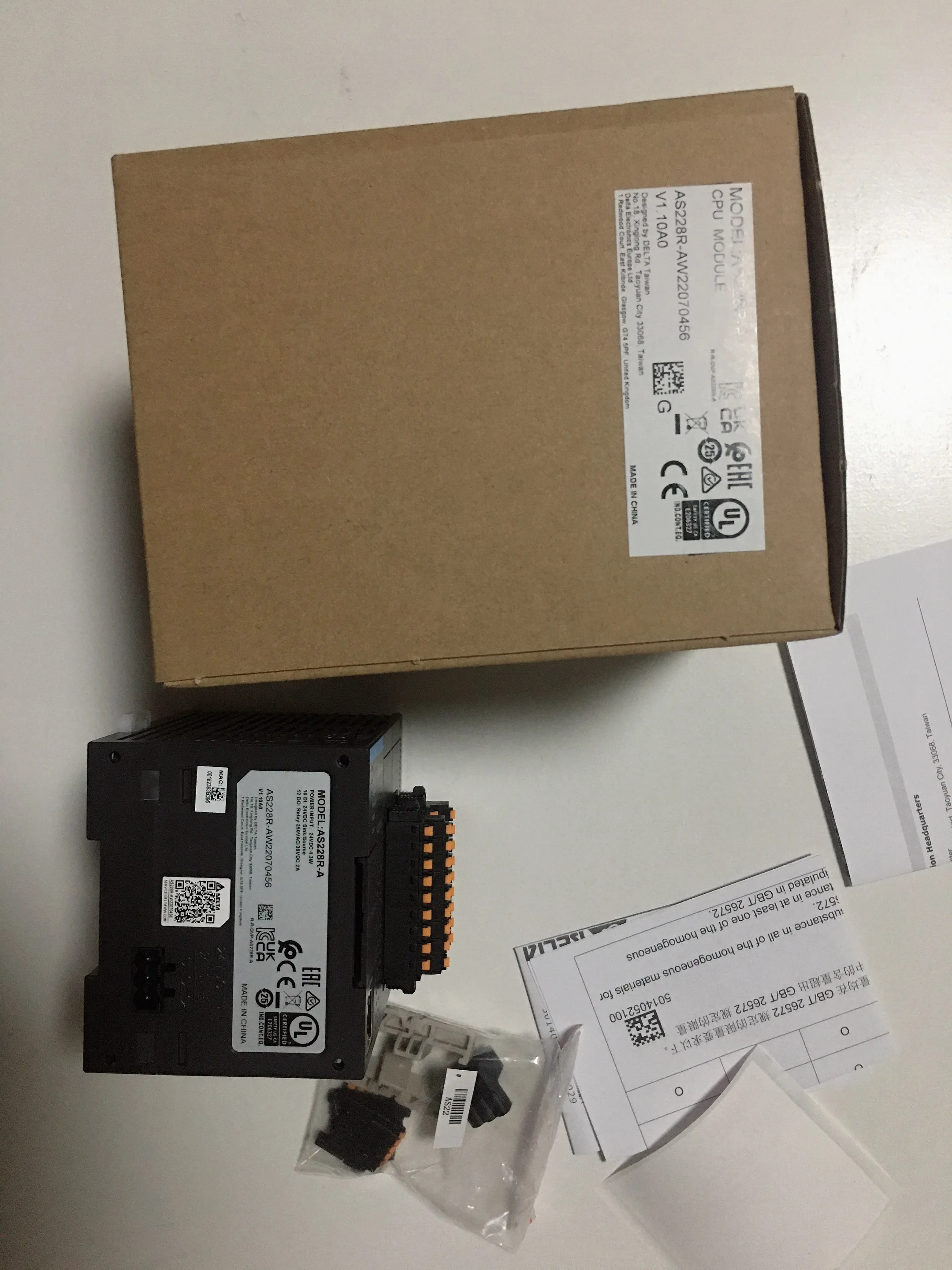 Delta New and Original PLC Module AS08AN01T-A