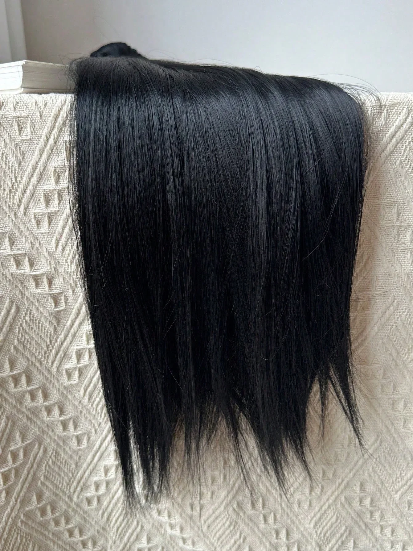 Synthetic Wig 16 Clips 24 Inch Wavy Curly Full Head on Double Weft Hair Extensions For Women In Daily Party Use 6Pcs