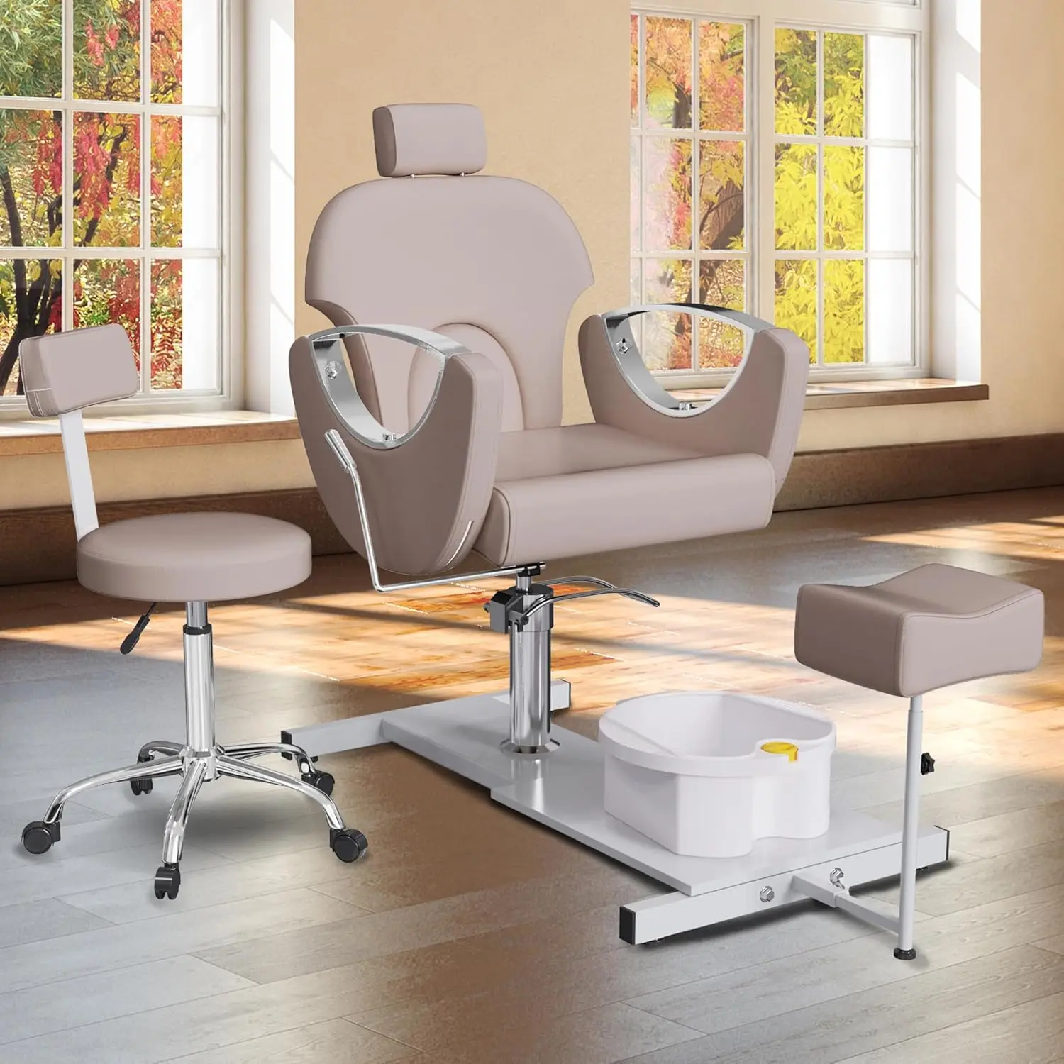 XS-F04 MINI CHAISE PEDICURE REGLABLE AVEC BAC PEDICURE SIMPLE main image 1
