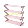 Z-type Simple Multi-layer Small Shoe Rack Household Assembly Dormitory Dustproof Shoe Cabinet Storage Rack Children's 1