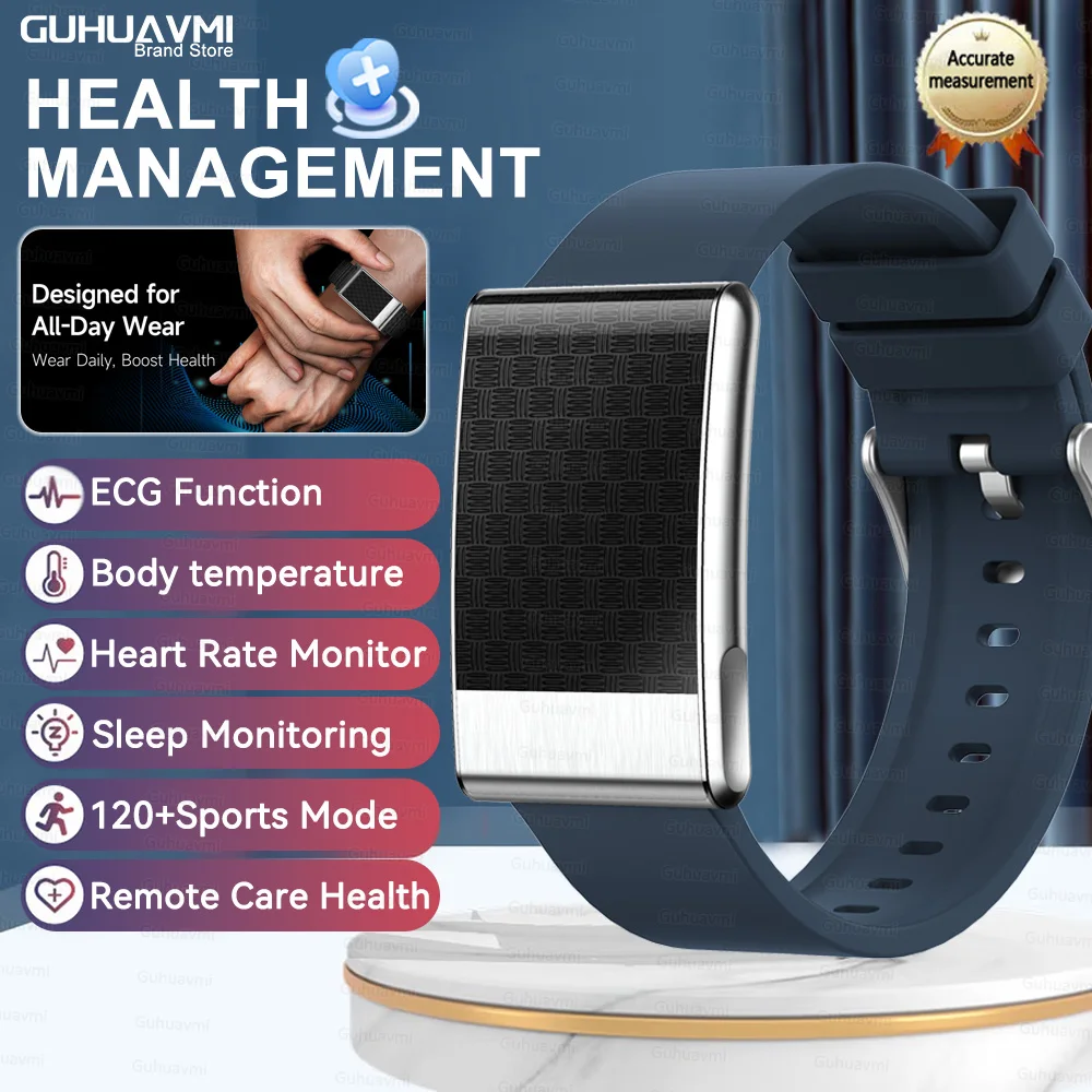 Health Check Smart Bracelet No Screen One Click ECG Uric thumbnail 9