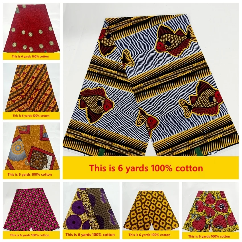 Ankara Wax Print Cotton Fabric Ghana Wax Print Cotton Fabric Ankara