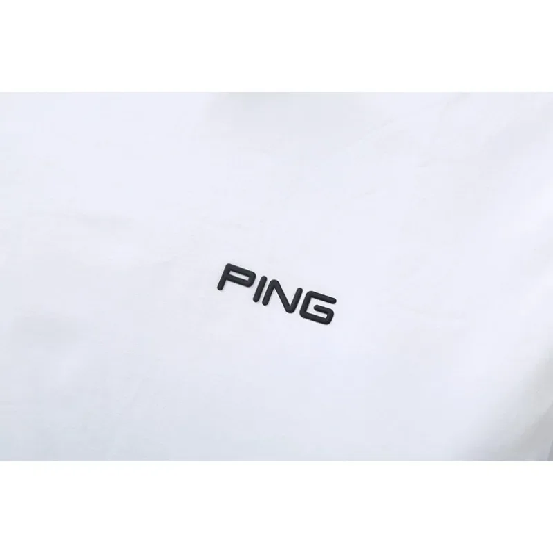 Golf men's spring and autumn undershirt, thin pile turtleneck sports top