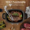 Programmable Slow Cooker with Timer, 6.8 Quart Crock Pot, Presets to Sous Vide, Bake, Sauté, Cook Rice& More, Nonstick Dishwashe 3