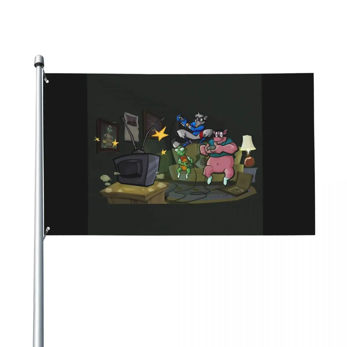 Sly Cooper Pride Flag Banner Regalo Stampato Home Outdoor Russia Portogallo Pride Flag Bandiere Arancioni