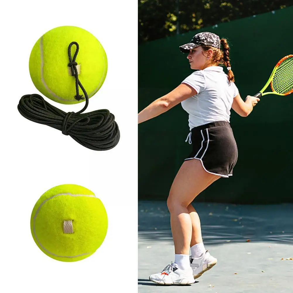 Professional Tennis Training Ball With Elastic Tennis Bounce Ball String Equipment Fitness Portable Training Tenni L1O7 tennis balls tennis trainer