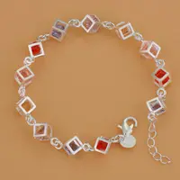 New 925 Sterling Silver Bracelet Bead High Quality Romance Chain For Women Fashion Engagement Party Wedding Jewelry Gift - Image 2