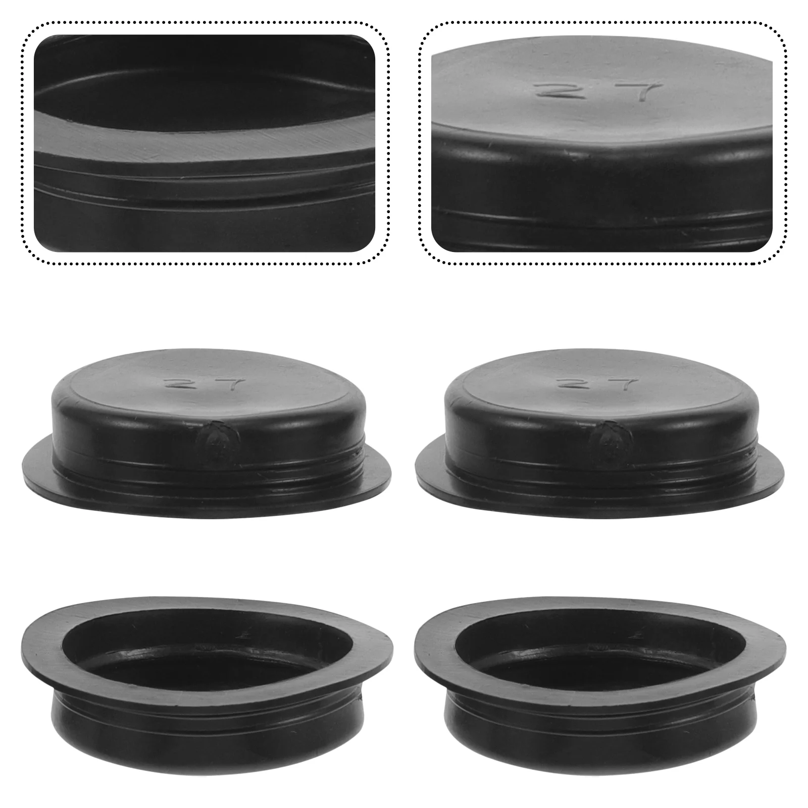 

50 pcs Rubber Saving Pot Stoppers Small Piggy Bank Plugs Coin Bank Stopper Cover Round Plugs