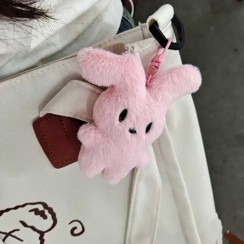 ウサギ ぬいぐるみ キーホルダー かわいいぬいぐるみ漫画キーホルダー新しいかわいいグリーン