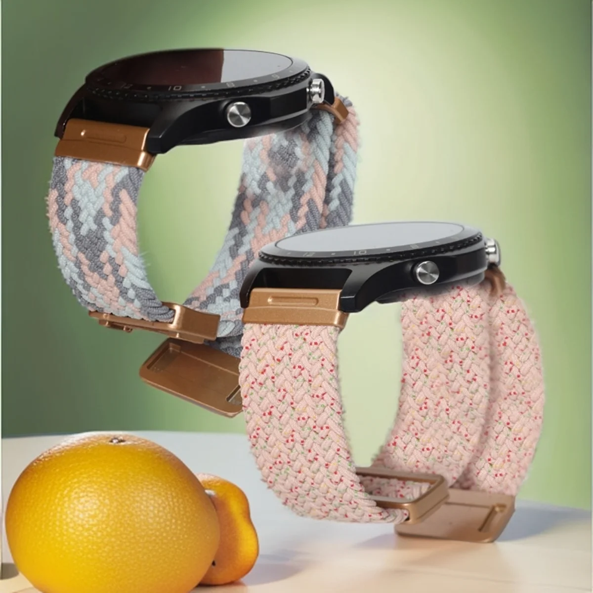 Braided Magnetic Strap - Sport Elastic Bracelet (18/20/22mm)