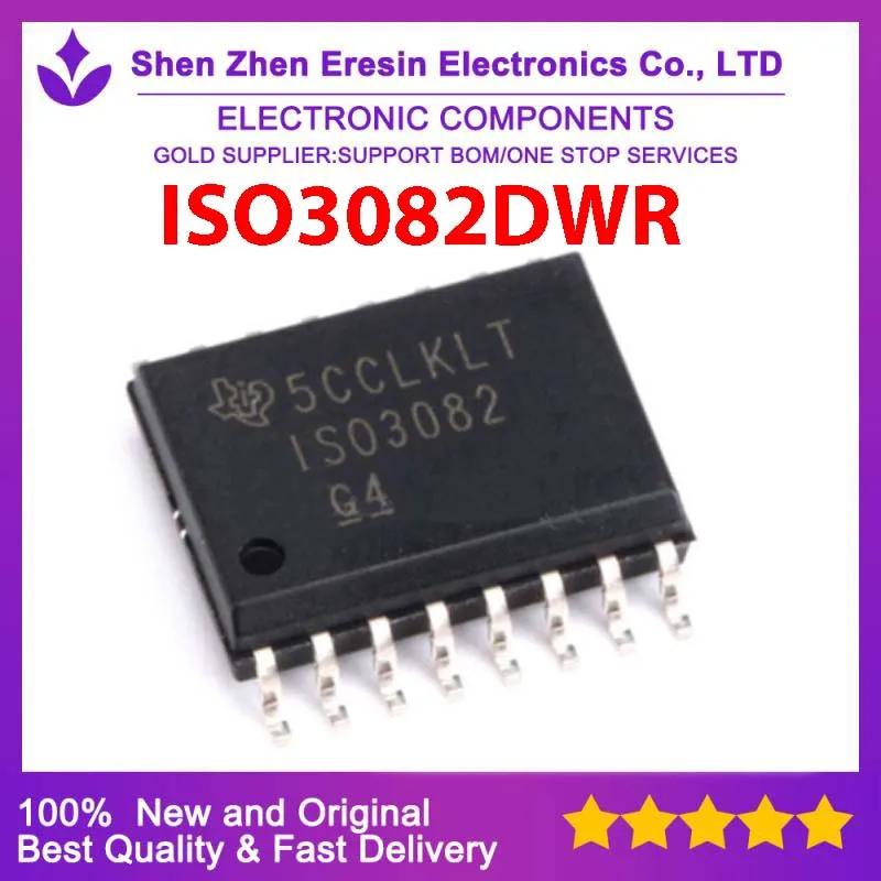 

Бесплатная доставка, 5 шт./лот ISO3082DWR SOP16, новый и оригинальный