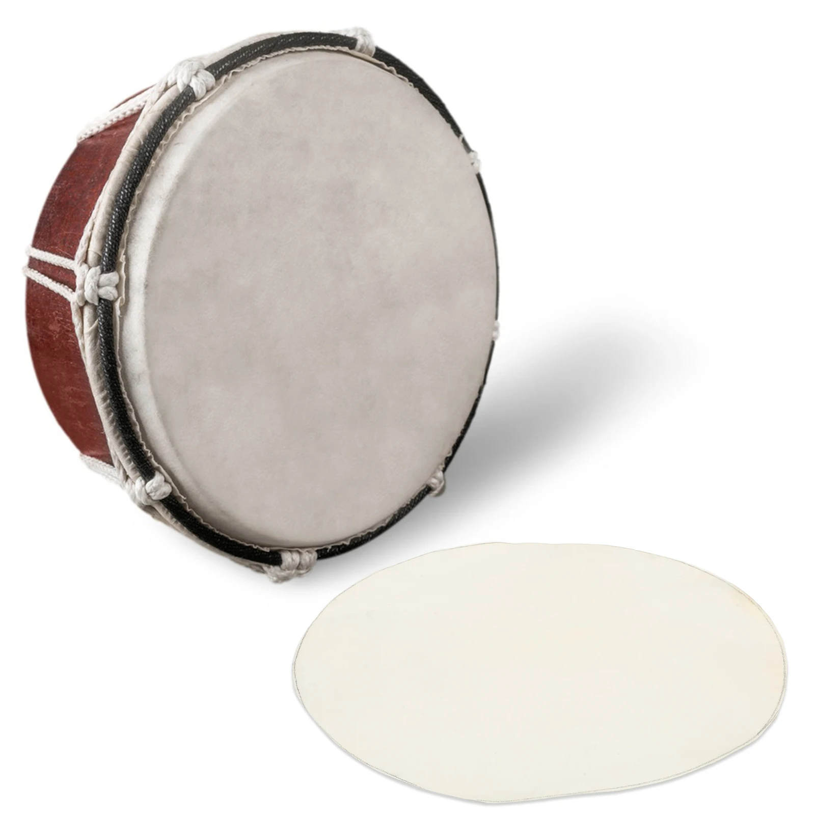 2Pcs Drum Head African Cover Replacement Conga Skin 40cm Drumheads For Bongos Tambourines Drum Percussion Instrument